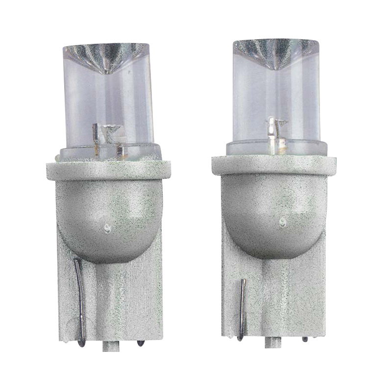 T-8 LED Bulbs 12V Super White Wide-Angle, set of 2 pieces