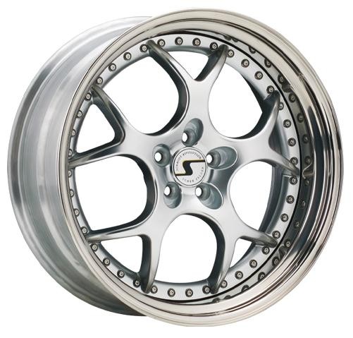 Schmidt VN Line Velgen (stappenrand) 3dlg zilver 9,5 - 10x20