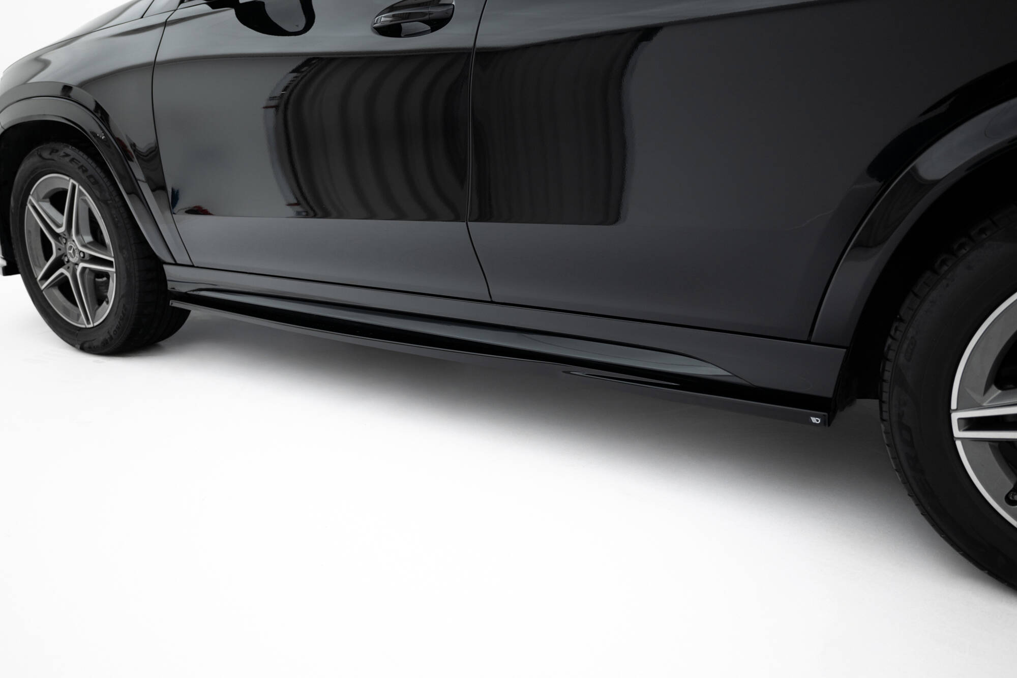 Zijskirts passend voor Mercedes-AMG GLE 53 / AMG-Line SUV / Coupe W167 Facelift / C167 Facelift Maxton Glanzend zwart