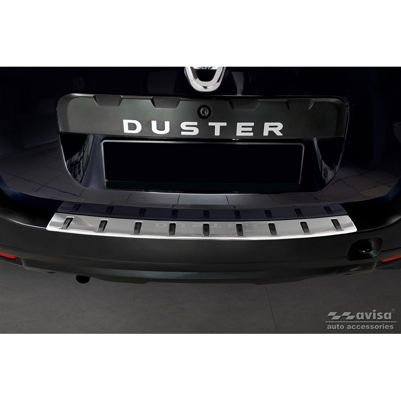 Stainless Steel Rear bumper protector  Dacia Duster 2010-2013 & Facelift 2013-2017 'STRONG EDITION'