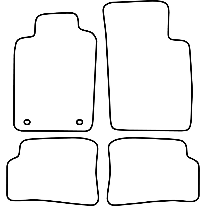 Set car mats  Renault Megane coupe 1996-2002