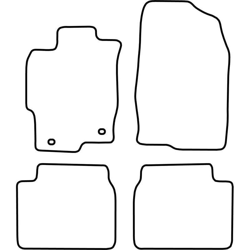 Set car mats  Mazda 6 2008-2012