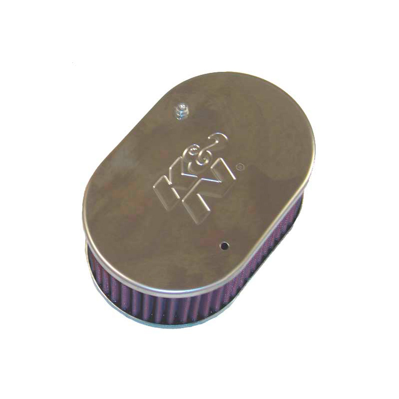 K&N Custom Racing Assembly Small Oval  Weber 40/45/48 DCOE, Dellorto 40/45/48 DHLA, Assembly height 65mm (56-9104)
