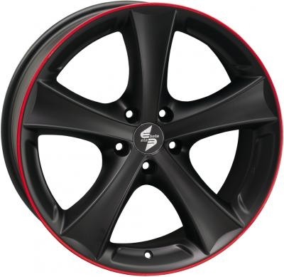 Velgen EtaBeta Tettsut zwart red 10x22 5x120 ET40