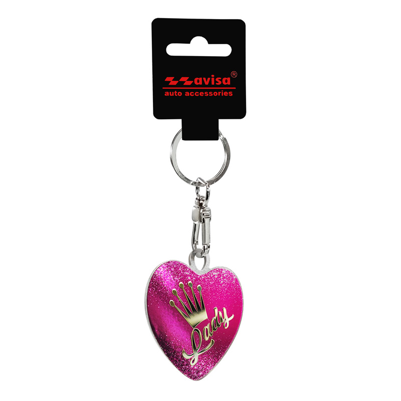 Stainless steel key chain - Lady Heart