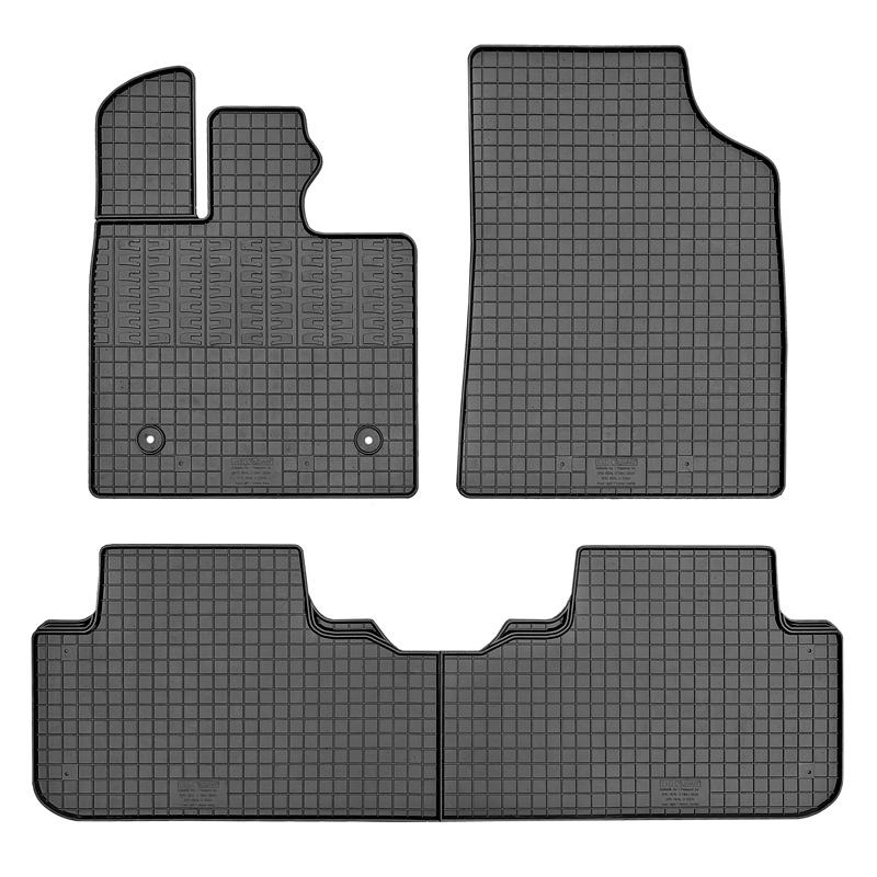 Rubber car mats set  BYD Seal U 2024- (4-pieces + fixing system)