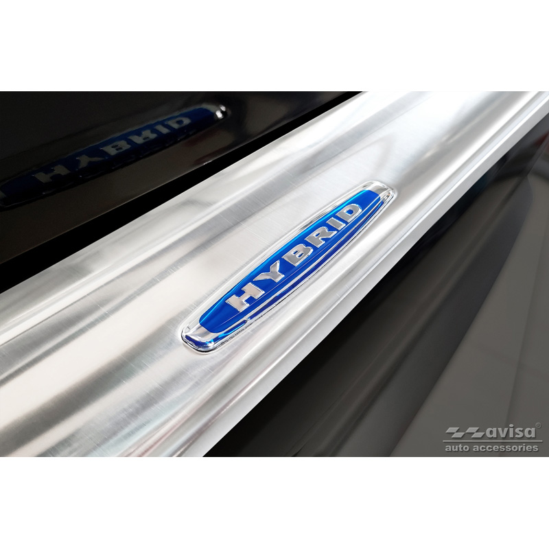 Stainless Steel Rear bumper protector  Toyota Highlander (XU70) 2020- 'Hybrid'
