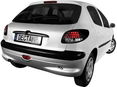 Taillights Peugeot 206 LED black SPECIAL PRICE