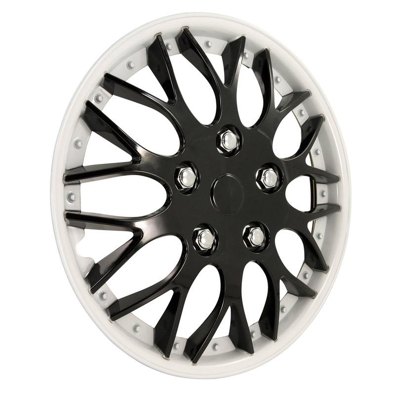 Set wheel covers Missouri 14-inch black/white rim