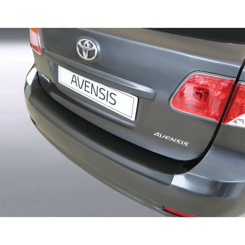 ABS Rear bumper protector  Toyota Avensis Kombi 2009-2011 Black