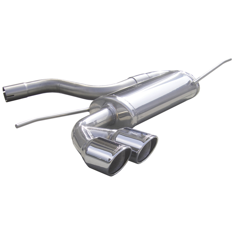 100% Inox Sport Exhaust  Volkswagen Golf VI 1.4 TSi (122HP) 2008- 2x80mm X-Race