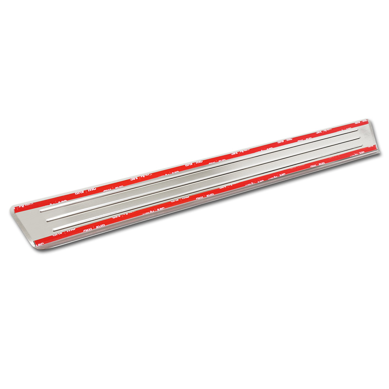 Avisa Inox door sill protectors  Hyundai Kona II 2023- / MG 3 2024- / MG ZS II 2024- 'Lines' - 4-pieces