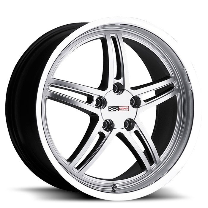 Velgen Cray Scorpion 18x9 5x120,65 ET50 Zilver + Machined Rand