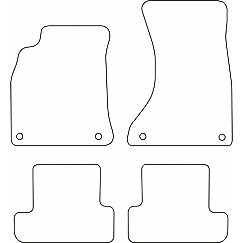 Set car mats  Audi A5 (8TA) Sportback 2009-2017