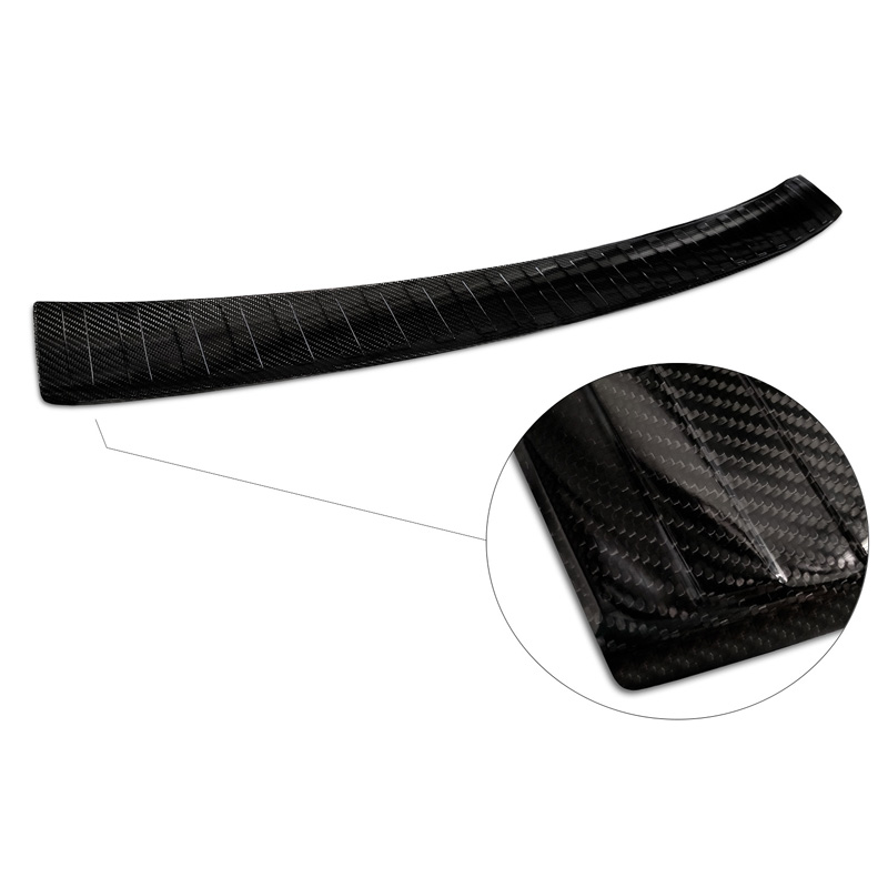Real 3D Carbon Rear bumper protector  Subaru Forester V 2018- 'Ribs'