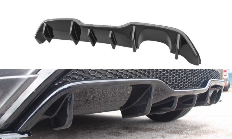 Rear Add-On Ford Fiesta ST Mk7 FL – Maxton Design Gloss Black