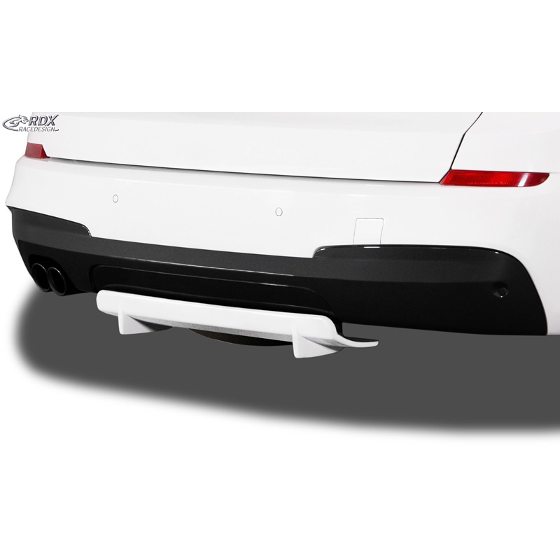 Rear bumper skirt 'Diffuser U-Diff XL'  BMW 5-Series F07 GT 2009- (PU)