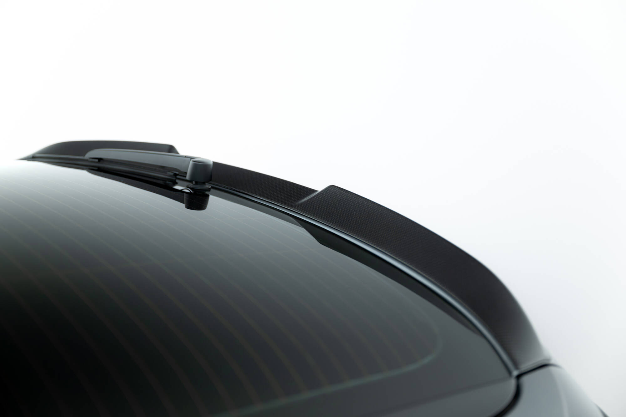 Carbon Fiber Spoiler passend voor Audi RS6 C8 Maxton Glanzend zwart