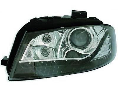 Headlights Audi A3 8P LED Devil Eyes DRL look black