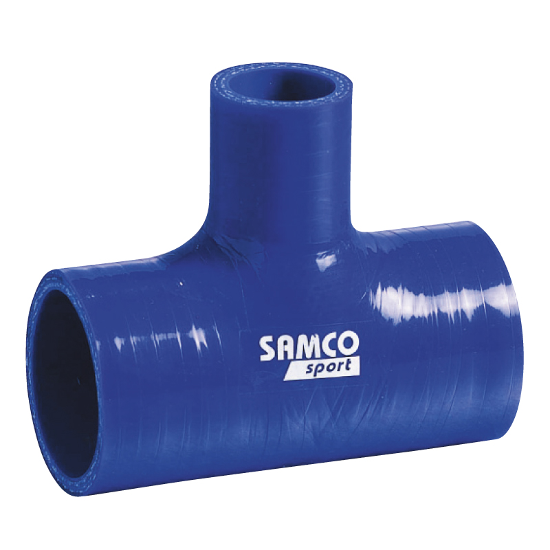 Samco Silicon hose T-Piece 25mm - Length:102mm - Ø45mm - Blue