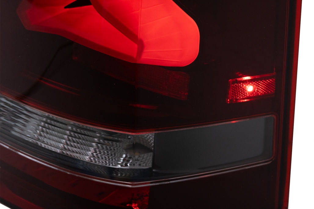 Full LED Taillights Smoke suitable for Mercedes V-Class W447 (2014-2019) Single Rear Door with Dynamic Sequential Turning Lights