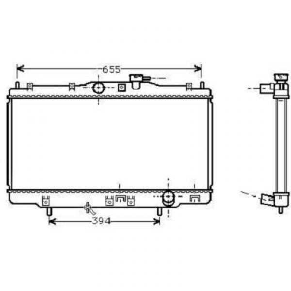 Radiator ACCORD SEDAN 98-02 350x678