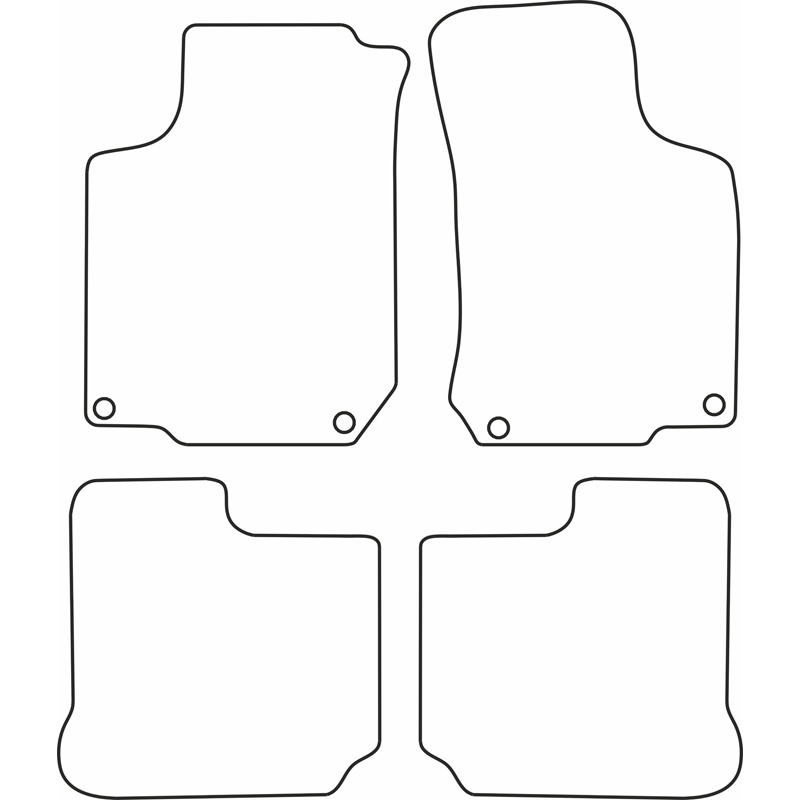 Set car mats  Seat Leon 1999-2005 / Toledo 1999-2004