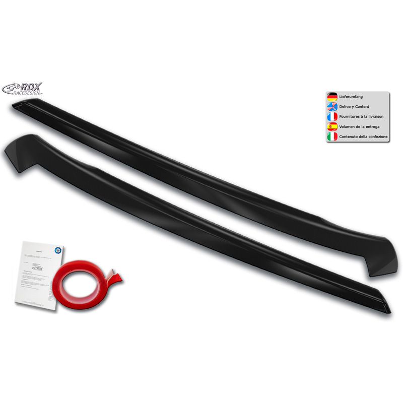 Head light spoilers  Volkswagen Caddy IV 2015-2020 (ABS)