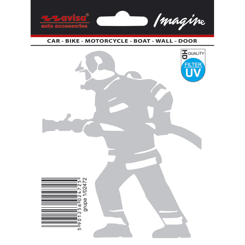Auto Tattoo Sticker Firefighter - 9,5x11cm