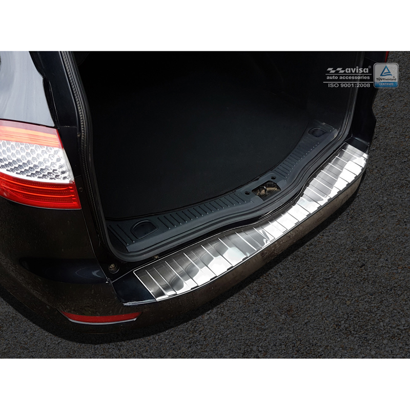 Stainless Steel Rear bumper protector  Ford Mondeo Wagon 2007-2010 'Ribs'