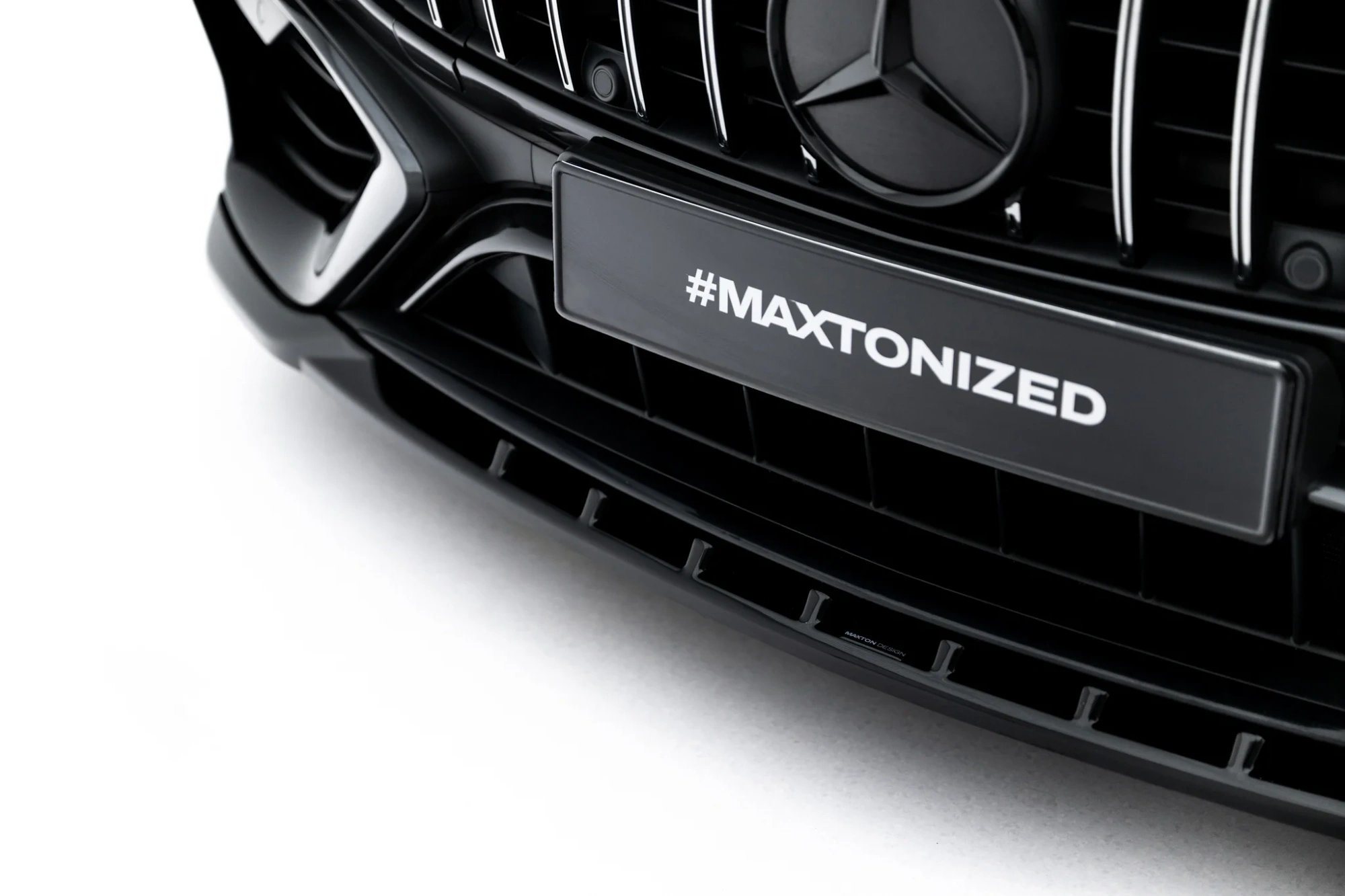 Front Splitter V.1 Mercedes-AMG C63 Sedan / Estate W206 / S206 Gloss Black