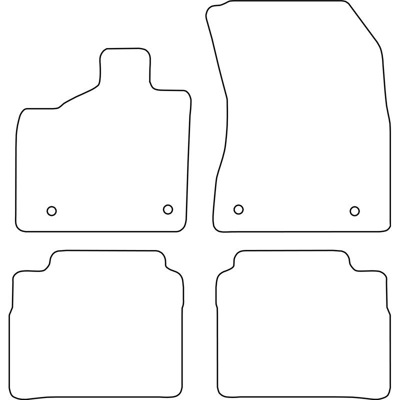 Set velour car mats  Nissan X-Trail IV (T33) e-Power 2022-