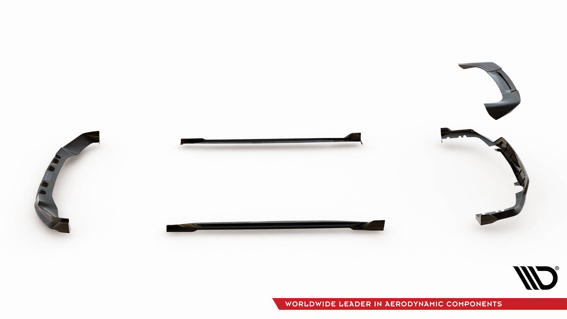 Carbon Fiber Bodykit passend voor BMW X5 M-Pack G05 Facelift Maxton Glanzend zwart