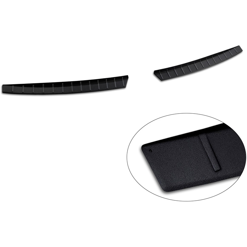 Avisa Stainless Steel Rear Bumper Protector  KIA EV3 GT 2024- - Matt Black - 2-pieces