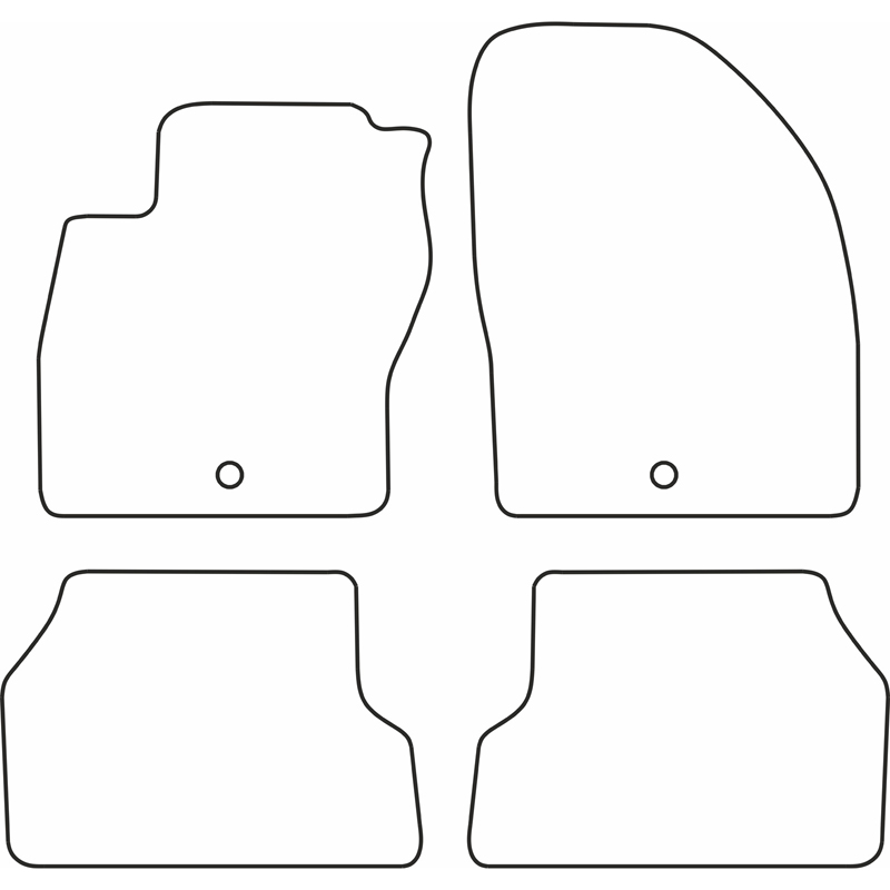 Set car mats  Ford Focus 2008-2011