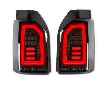 Rear lights VW Bus T6 LED Tube Dynamic Rear doors smoke