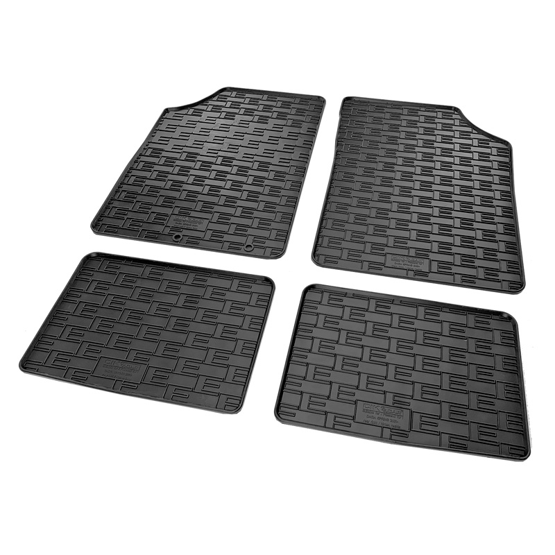 Rubber car mats set  Dacia Spring EV 2021- (4-pieces + fixing system)