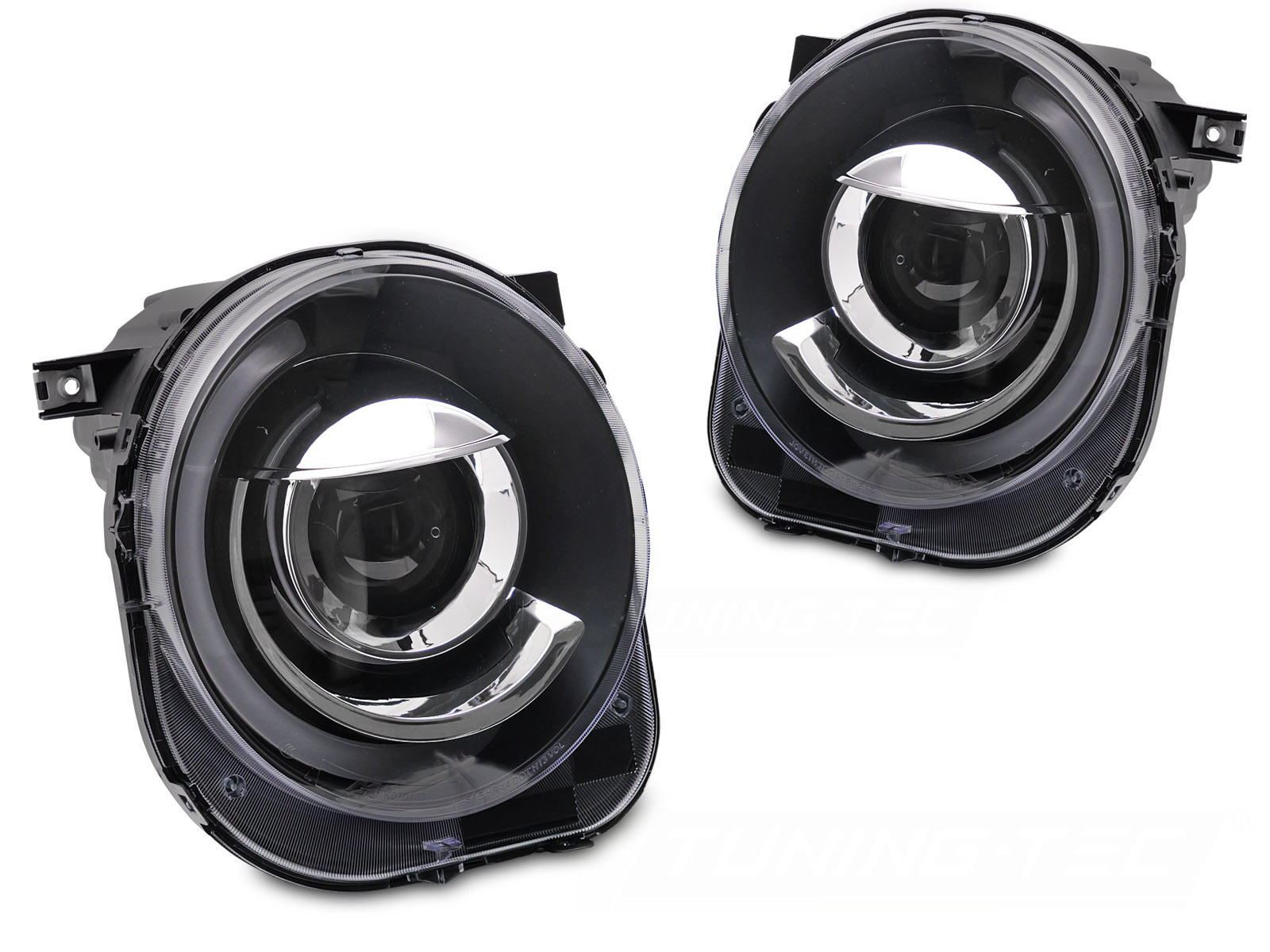 Headlights Jeep Renegade 2014- Tube Black