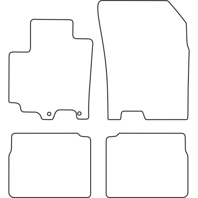 Set velour car mats  Suzuki SX4 S-Cross 2013-2016 & 2016-