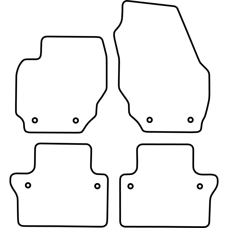 Set car mats  Volvo S80 2006-