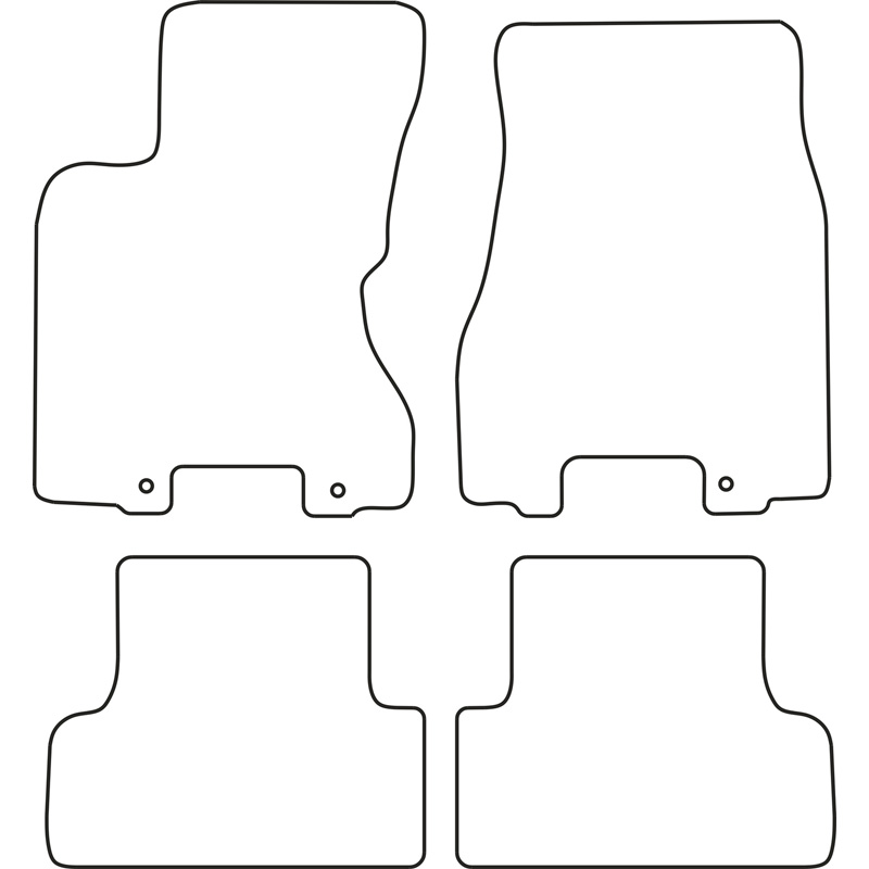 Set car mats  Nissan X-Trail 2007-2013