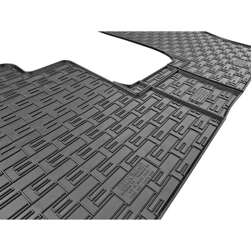 Rubber car mats set  Volkswagen ID.Buzz Cargo 2022- (3-pieces)