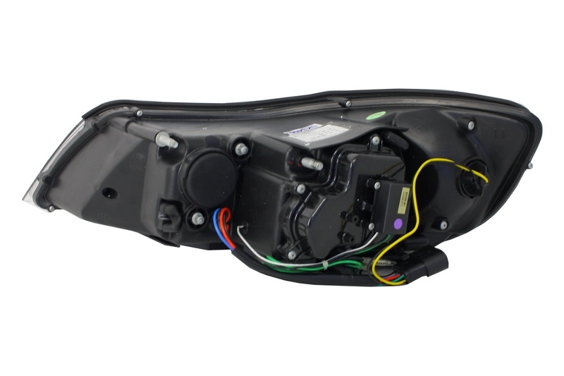 Headlights Skoda Octavia 09-12 Dayline Devil Eyes Black