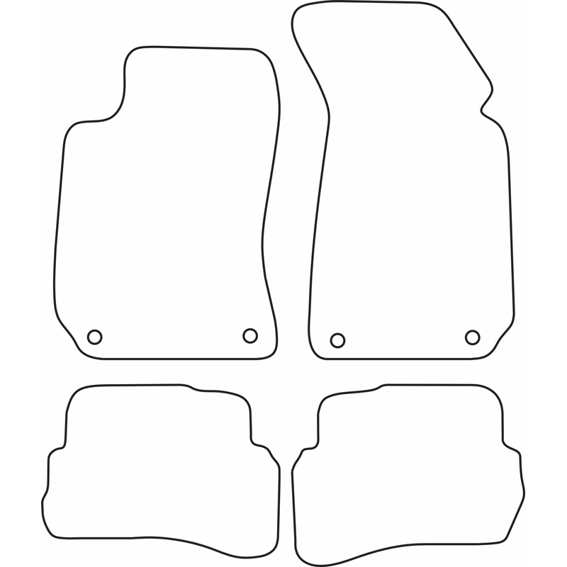Set car mats  Volkswagen Passat 1996-2005
