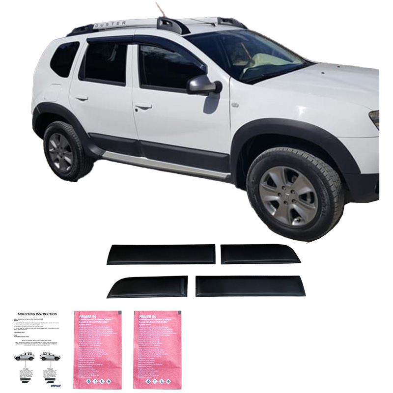 Body Cladding  Dacia Duster I 2010-2017 (without Duster Marking) - Matt black