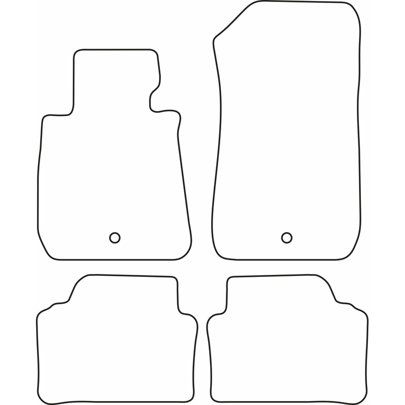 Set car mats  BMW 3-Series (E90-E91) 2005-2012