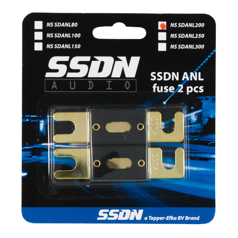 SSDN 200 Ampère ANL fuse - 2 pieces - in blister