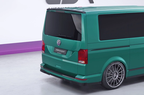 Roof spoiler  Volkswagen Transporter T6 2015-2020 / T6.1 2020- (with hatch) (ABS Glossy Black)