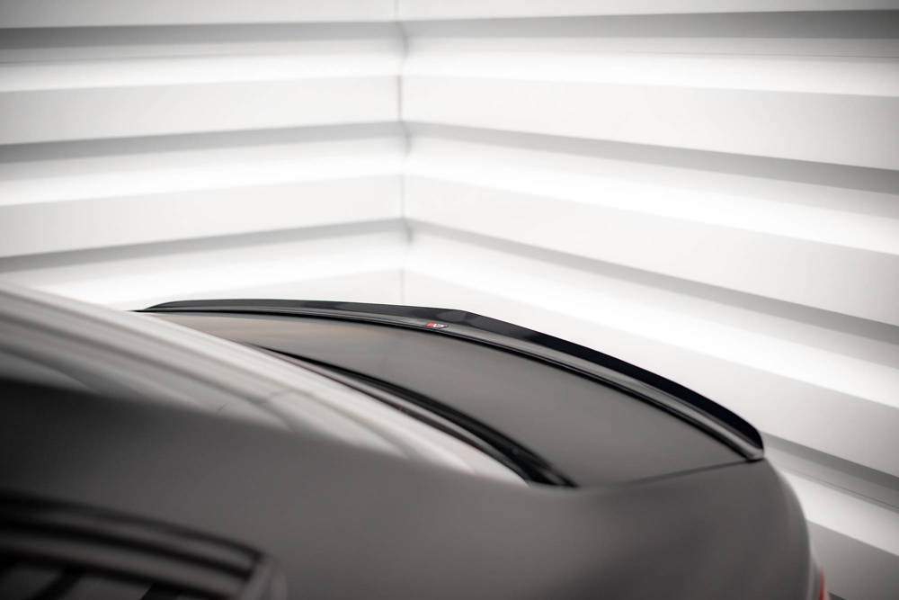 Spoiler passend voor Mercedes C Klasse Sedan & Coupe AMG Pakket W204 Maxton Glans Zwart
