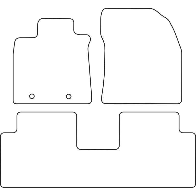 Set car mats  Toyota Avensis 2009-2012